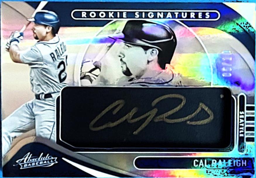 Cal Raleigh [Black Leather Gold Signature] #134
