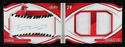 TJ Friedl [Material Booklet Black Signature] #129