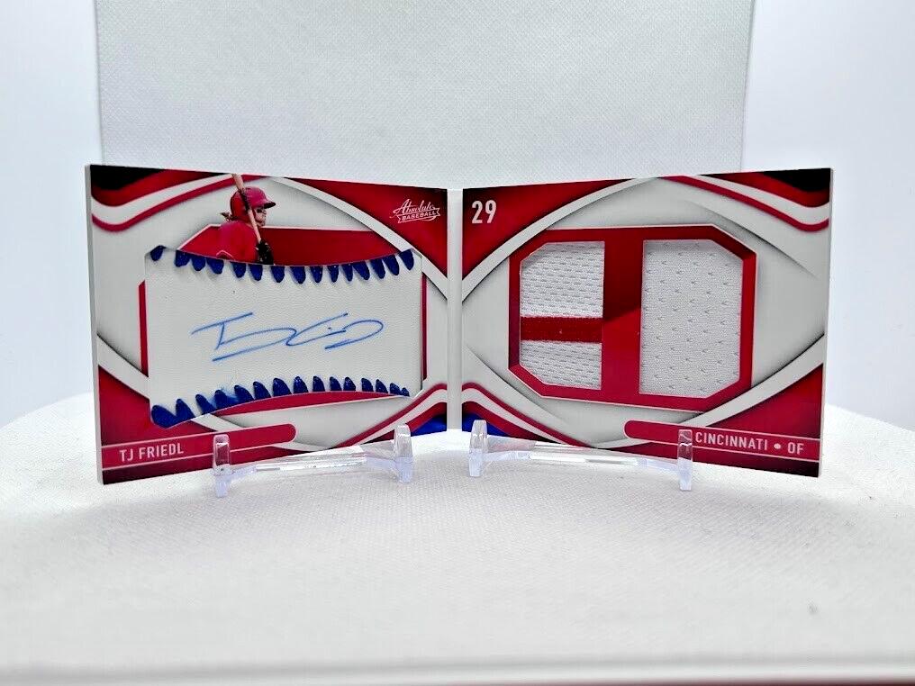 TJ Friedl [Material Booklet Blue Signature] #129