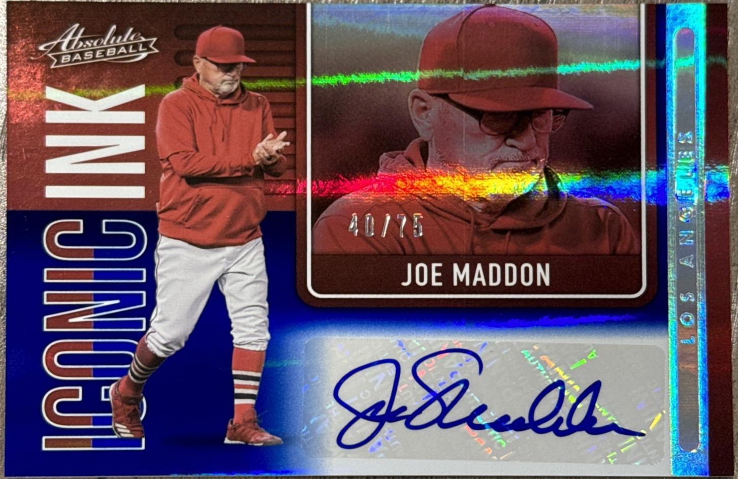 Joe Maddon [Spectrum Blue] #II-JM