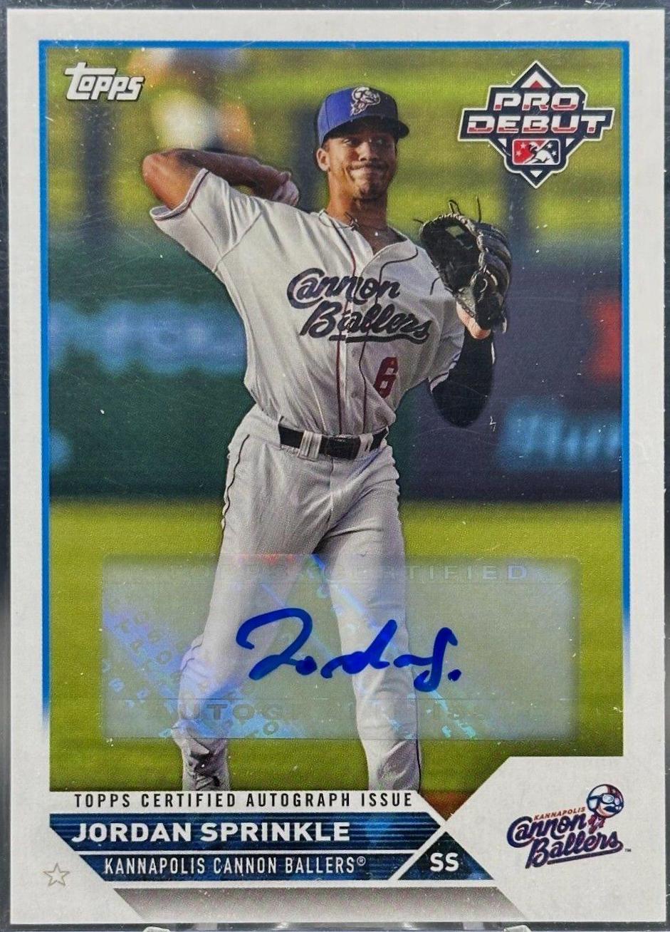 Jordan Sprinkle [Autograph] #PD-15