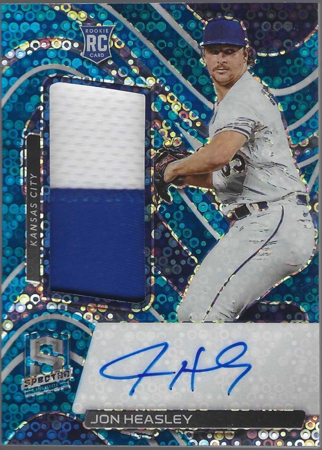 Jon Heasley [Jersey Autograph Neon Blue] #135