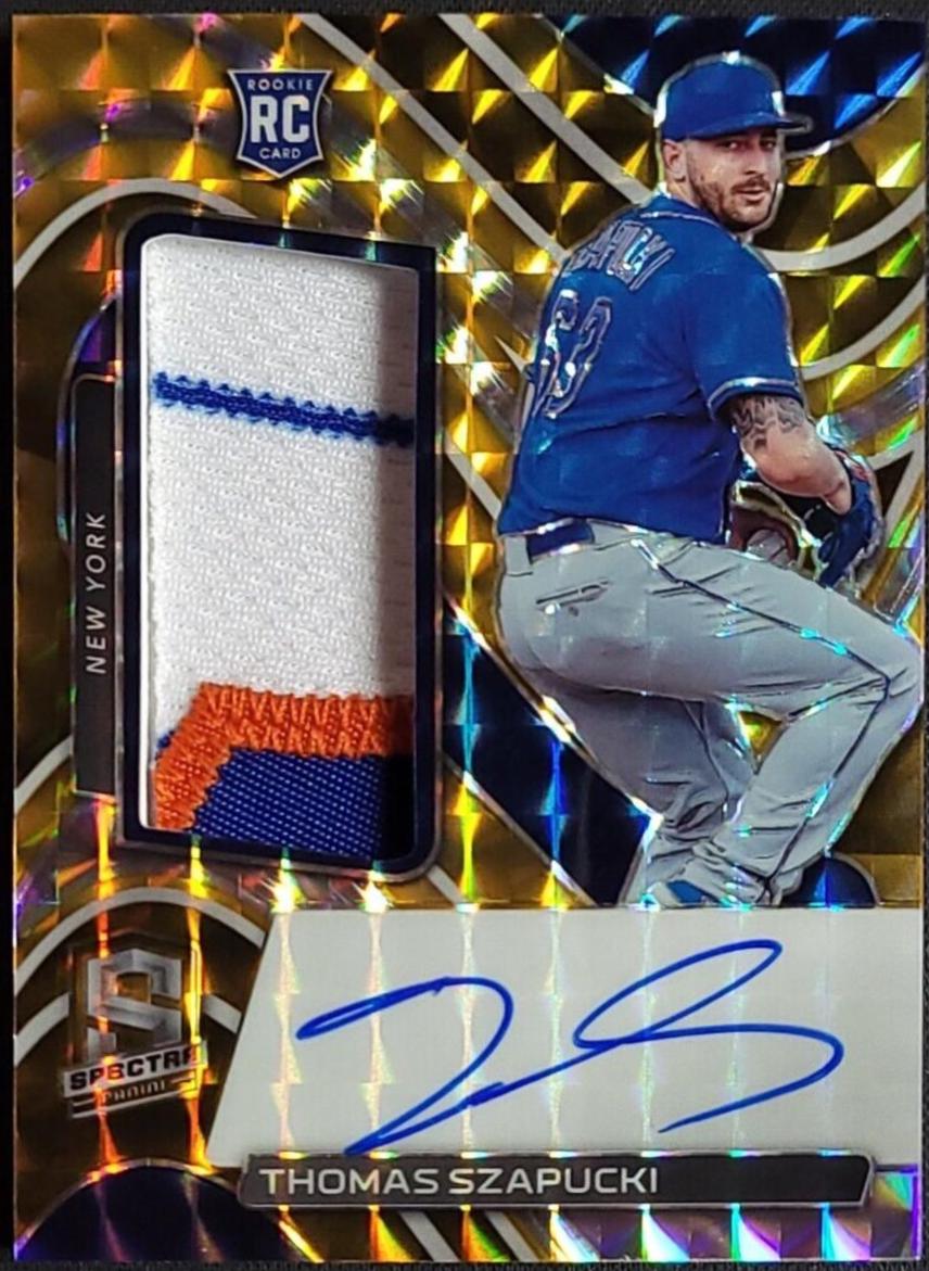 Thomas Szapucki [Jersey Autograph Gold] #159