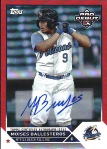 Moises Ballesteros [Autograph Red] #PD-166