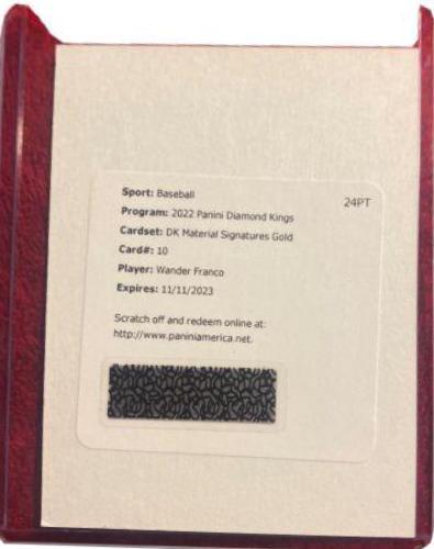 Wander Franco [Gold] #DKS-WF