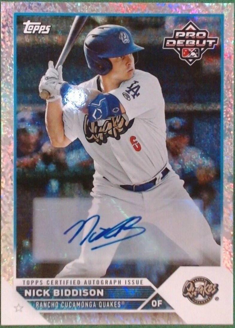Nick Biddison [Autograph Sparkle] #PD-176