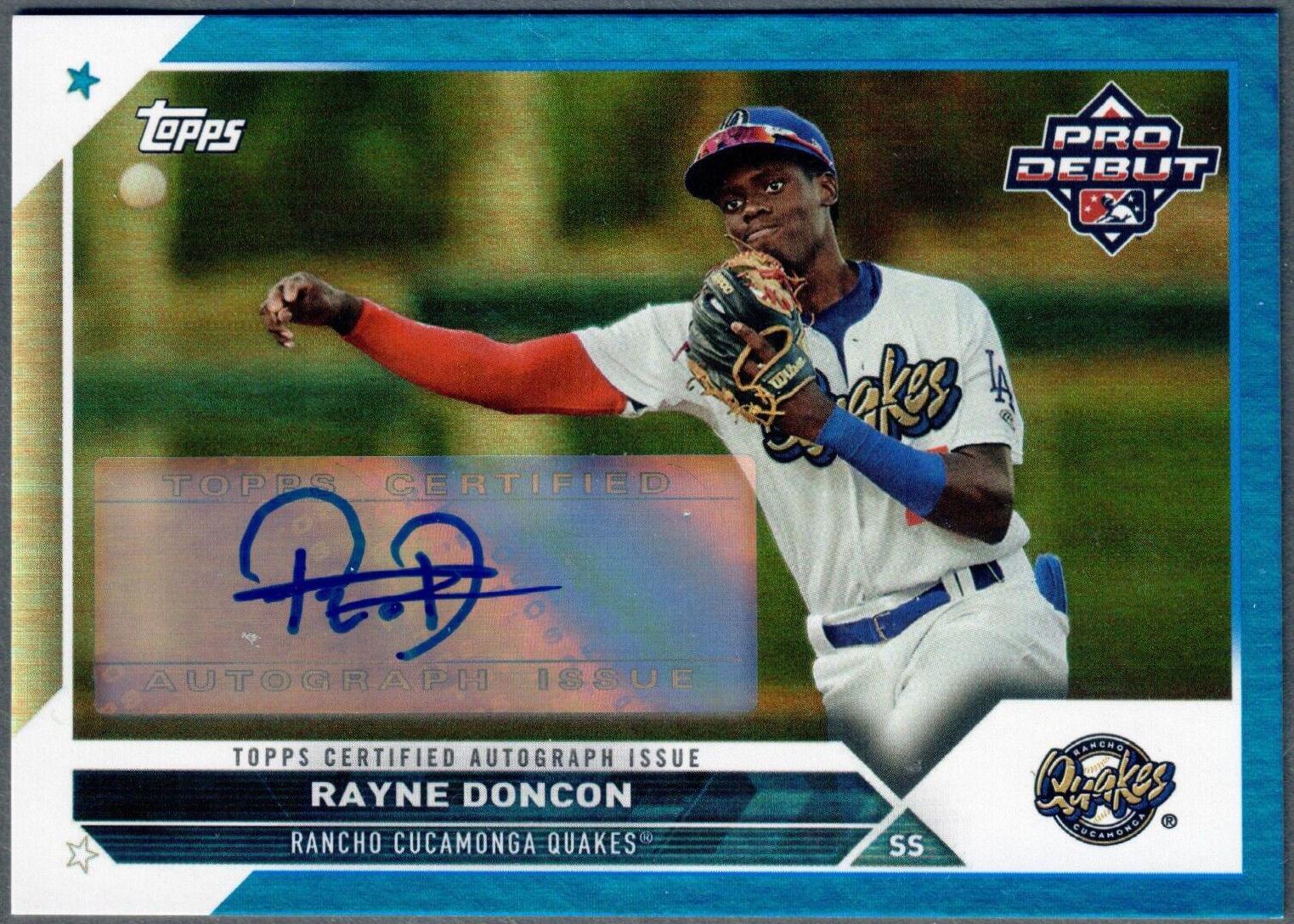 Rayne Doncon [Autograph Blue] #PD-23