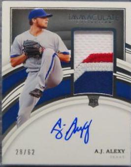 A.J. Alexy [Patch Autograph Jersey Number] #131