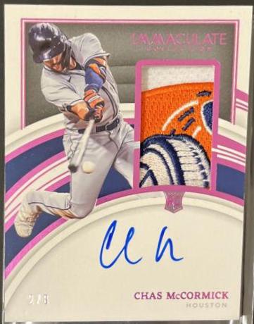 Chas McCormick [Patch Autograph Button] #140