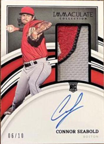 Connor Seabold [Patch Autograph Jersey Number] #129