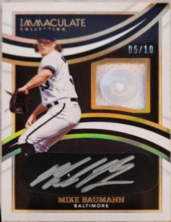 Mike Baumann [Patch Autograph Button] #127