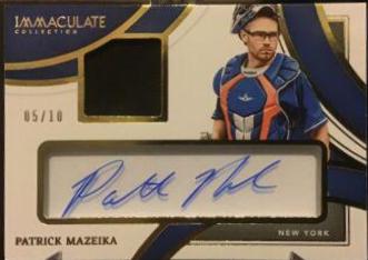 Patrick Mazeika [Patch Autograph Black] #150
