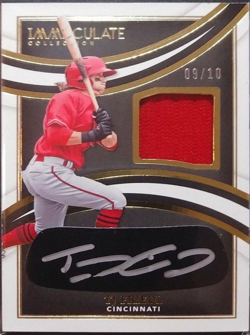 TJ Friedl [Patch Autograph Holo Silver] #142