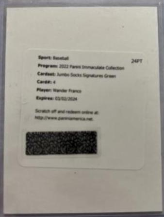 Wander Franco [Patch Autograph Green] #104