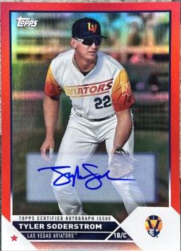 Tyler Soderstrom [Autograph Red] #PD-28
