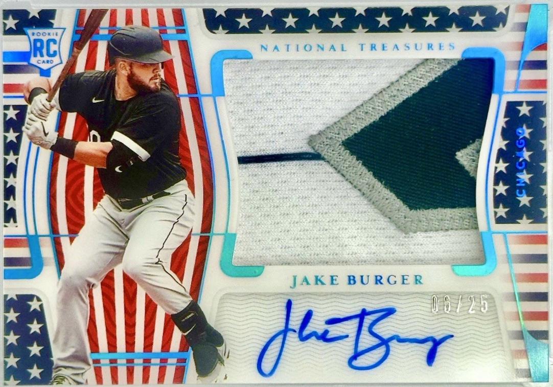 Jake Burger [Material Signature Stars and Stripes] #107