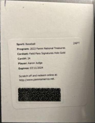 Aaron Judge [Holo Gold] #FP-AJ