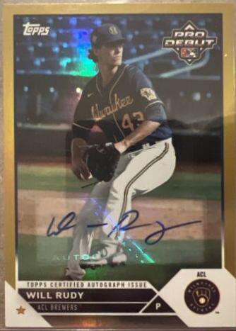Will Rudy [Autograph Gold] #PD-150