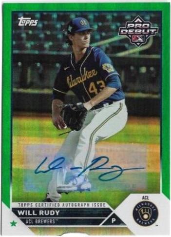 Will Rudy [Autograph Green] #PD-150