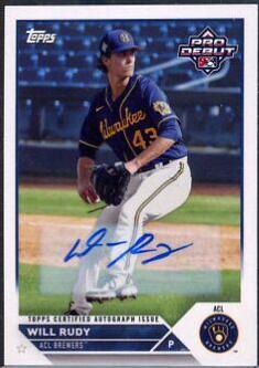 Will Rudy [Autograph] #PD-150