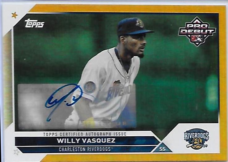 Willy Vasquez [Autograph Gold] #PD-41