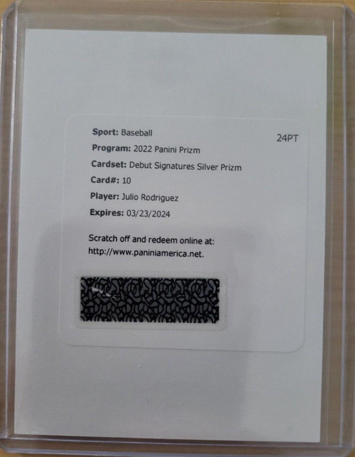 Julio Rodriguez [Silver Prizm] #DS-JR