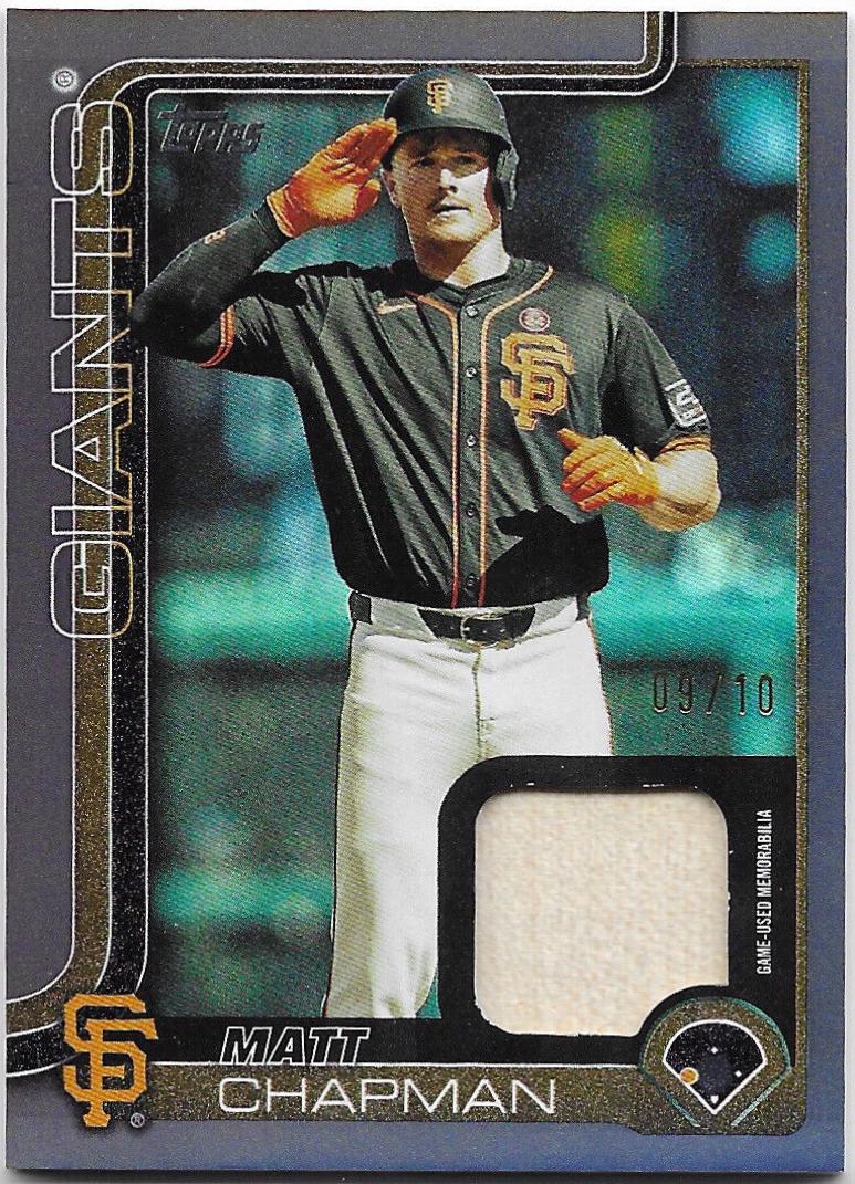 Matt Chapman [Black Foil Real One Relic] #221