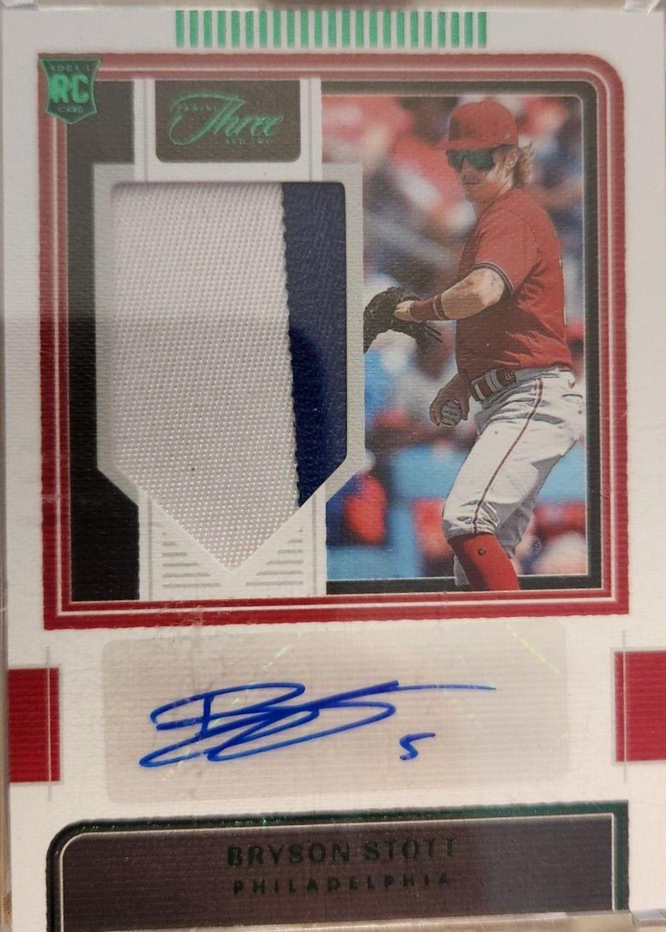 Bryson Stott [Jersey Autograph Emerald] #120