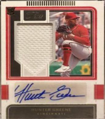 Hunter Greene [Jersey Autograph Gold] #119