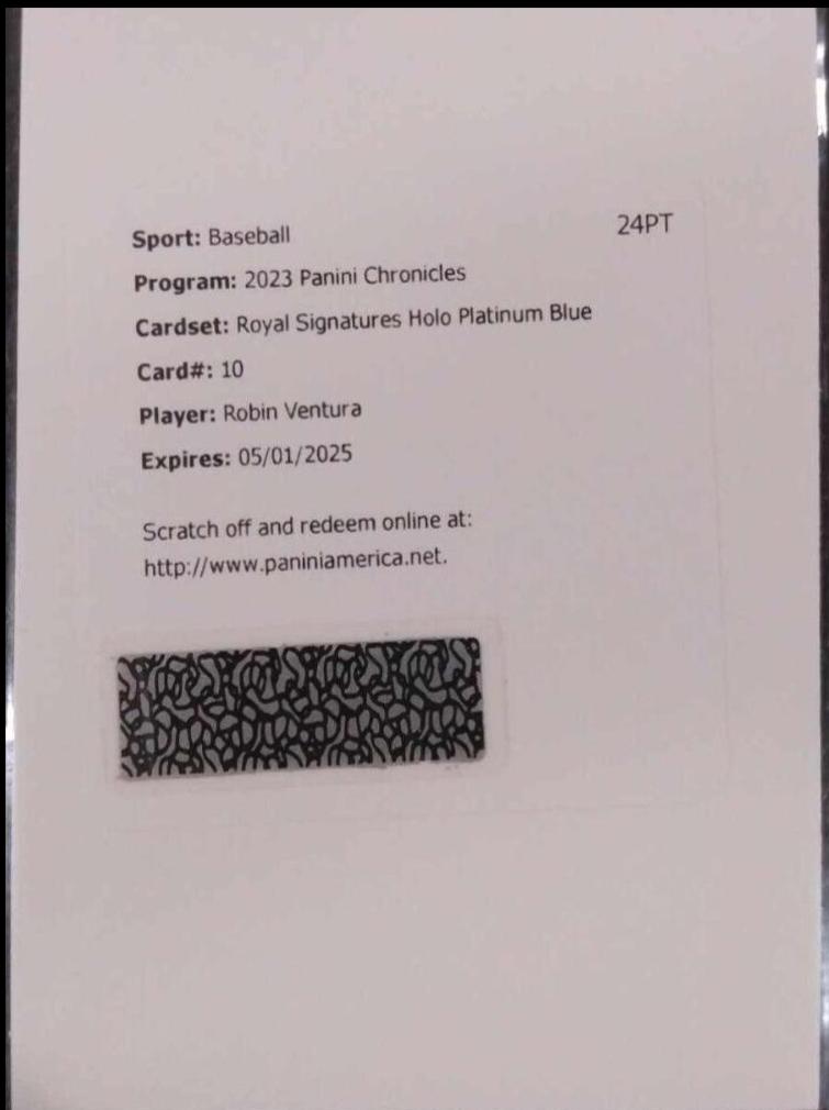 Robin Ventura [Platinum Blue] #RS-RV