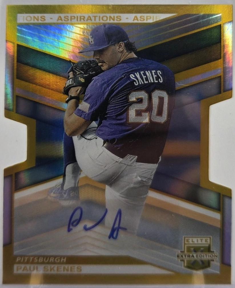 Paul Skenes [Aspirations Die-Cut Gold] #7