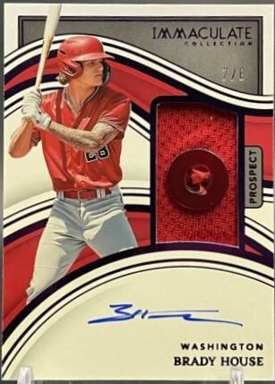Brady House [Prospect Patch Autograph Button] #25