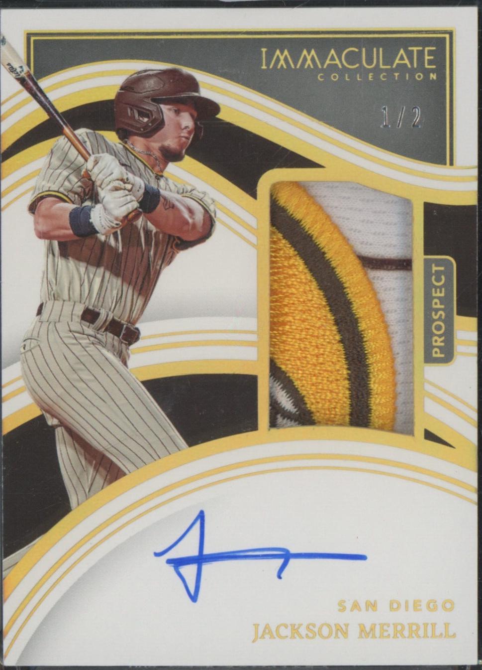 Jackson Merrill [Prospect Patch Autograph Holo Gold] #36