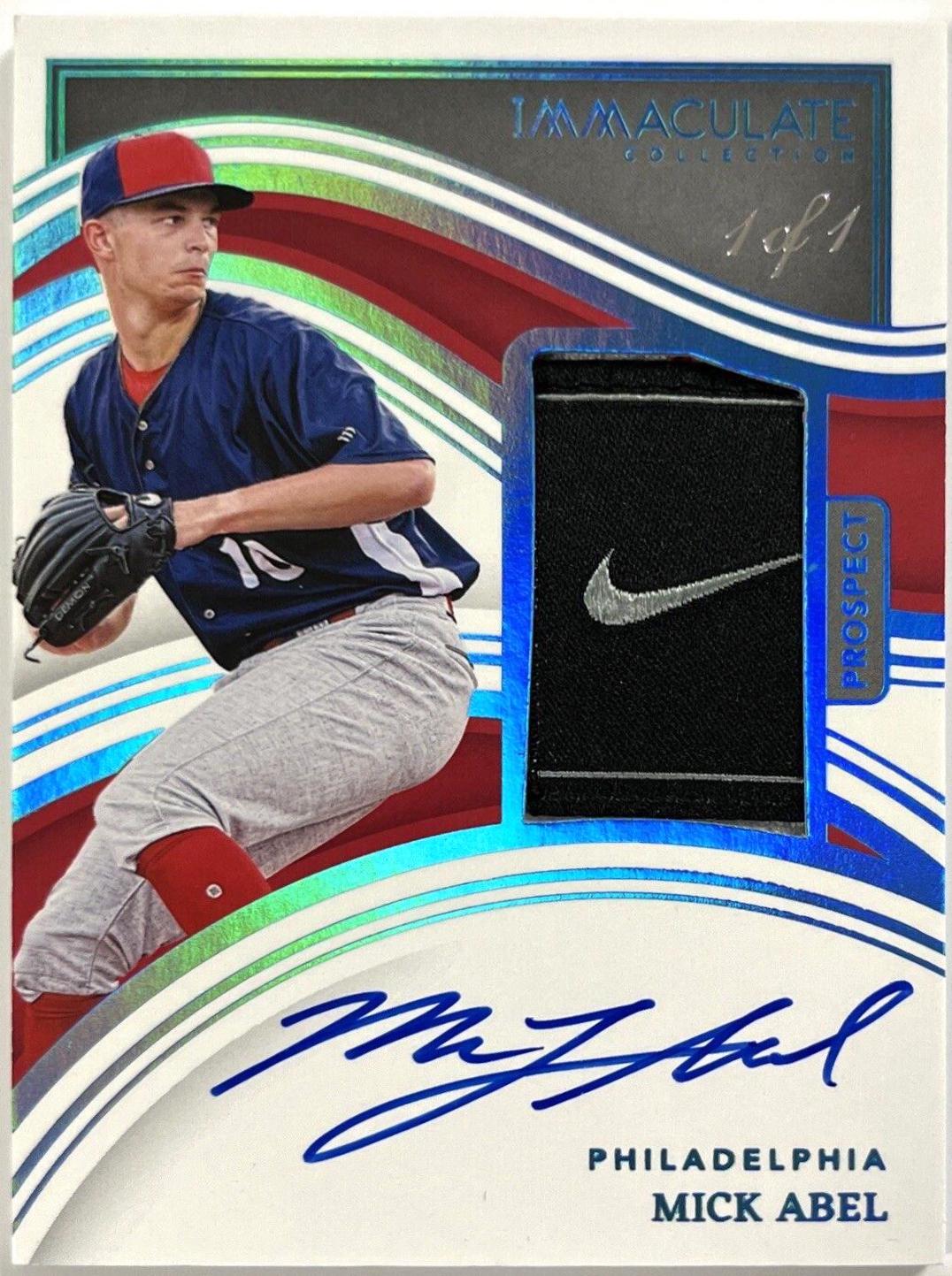 Mick Abel [Prospect Patch Autograph Platinum] #17