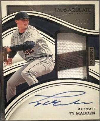 Ty Madden [Prospect Patch Autograph Black] #16
