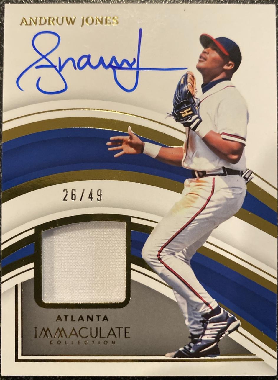 Andruw Jones [Blue] #AM-AJ