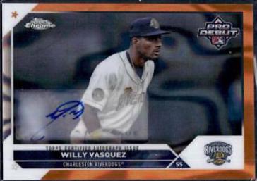 Willy Vasquez [Autograph Orange Lava] #PDC-41