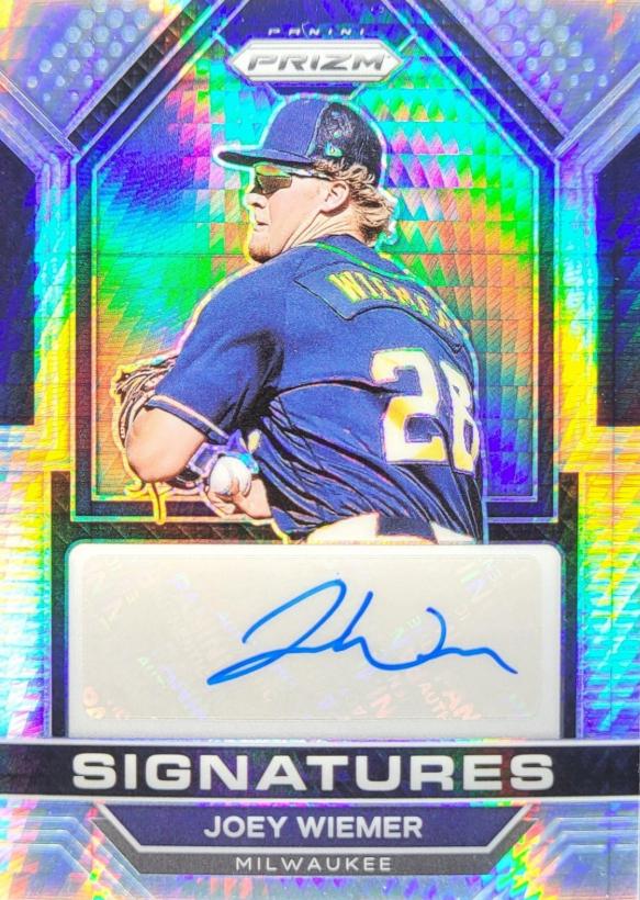 Joey Wiemer [Hyper Prizm] #SIG-JW