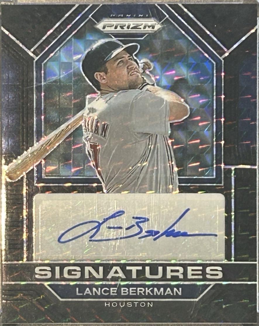 Lance Berkman [Black Finite] #SIG-LB