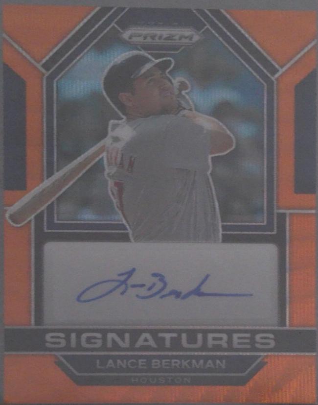 Lance Berkman [Orange Wave] #SIG-LB