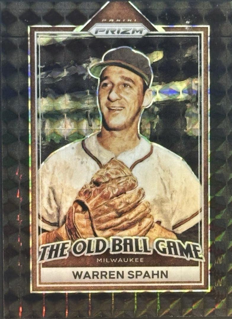 Warren Spahn [Black Finite] #OBG6