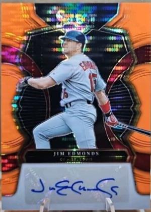 Jim Edmonds [Neon Orange Pulsar] #S-JE