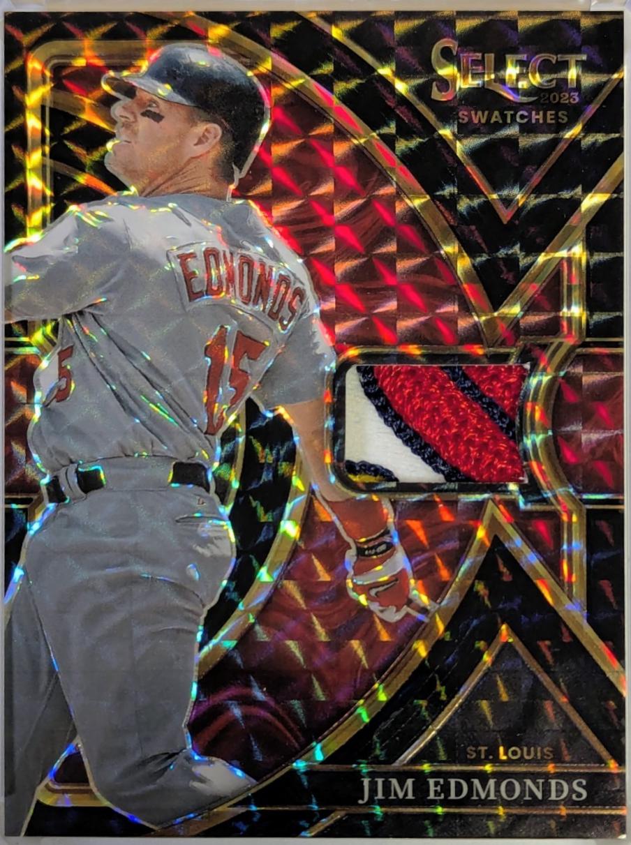 Jim Edmonds [Black Finite Prizm] #SS-JE