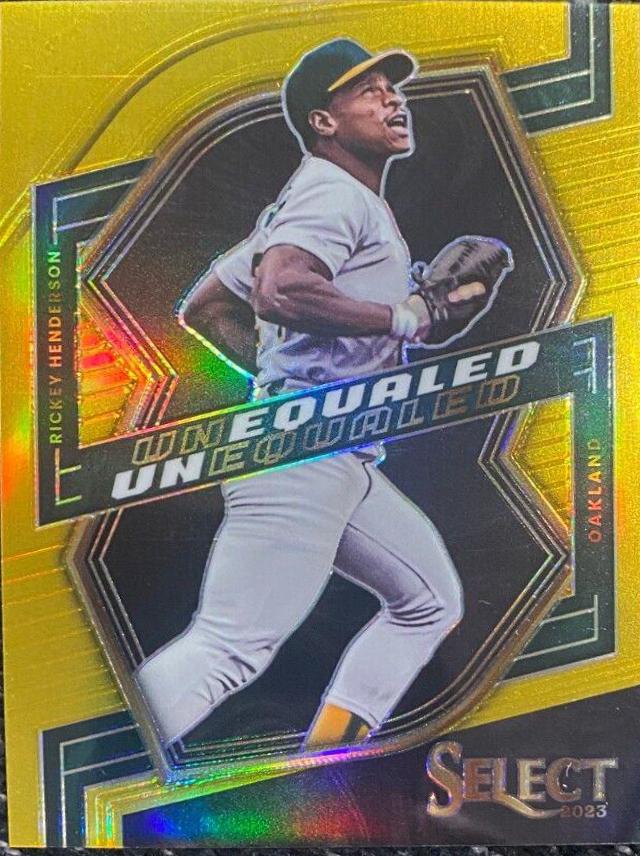 Rickey Henderson [Gold] #UN7