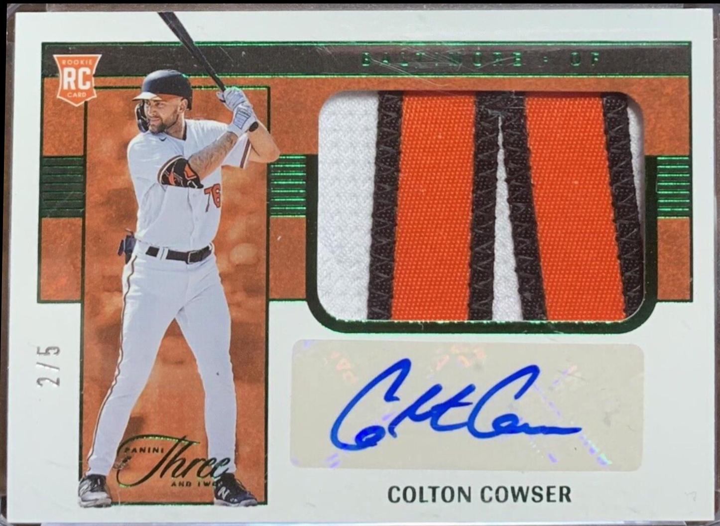 Colton Cowser [Jersey Autograph Emerald] #101