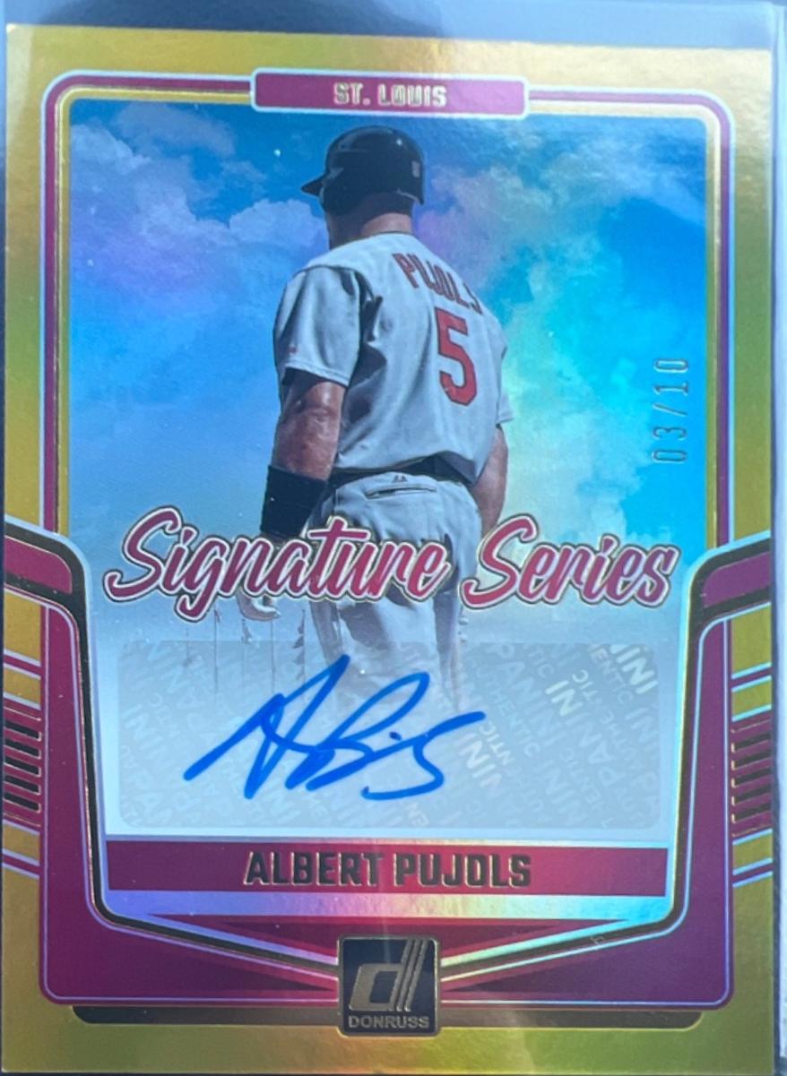 Albert Pujols [Gold] #SS-AP