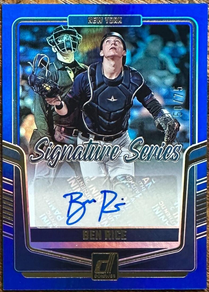 Ben Rice [Blue] #SS-BR