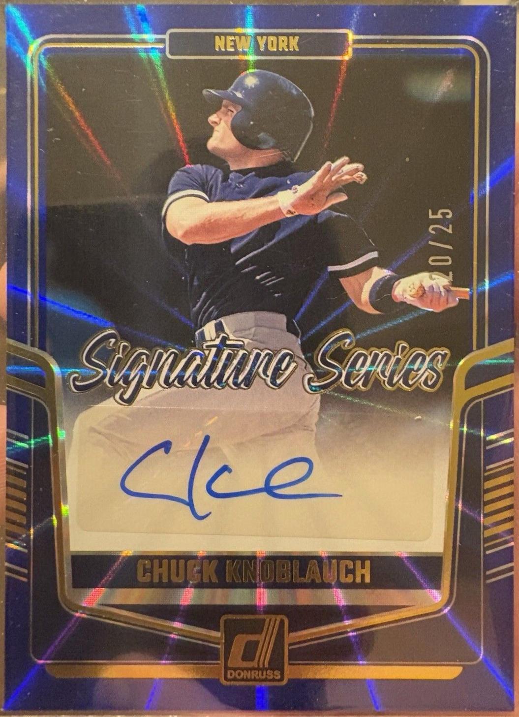 Chuck Knoblauch [Green Laser] #SS-CK