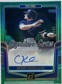 Chuck Knoblauch [Teal] #SS-CK