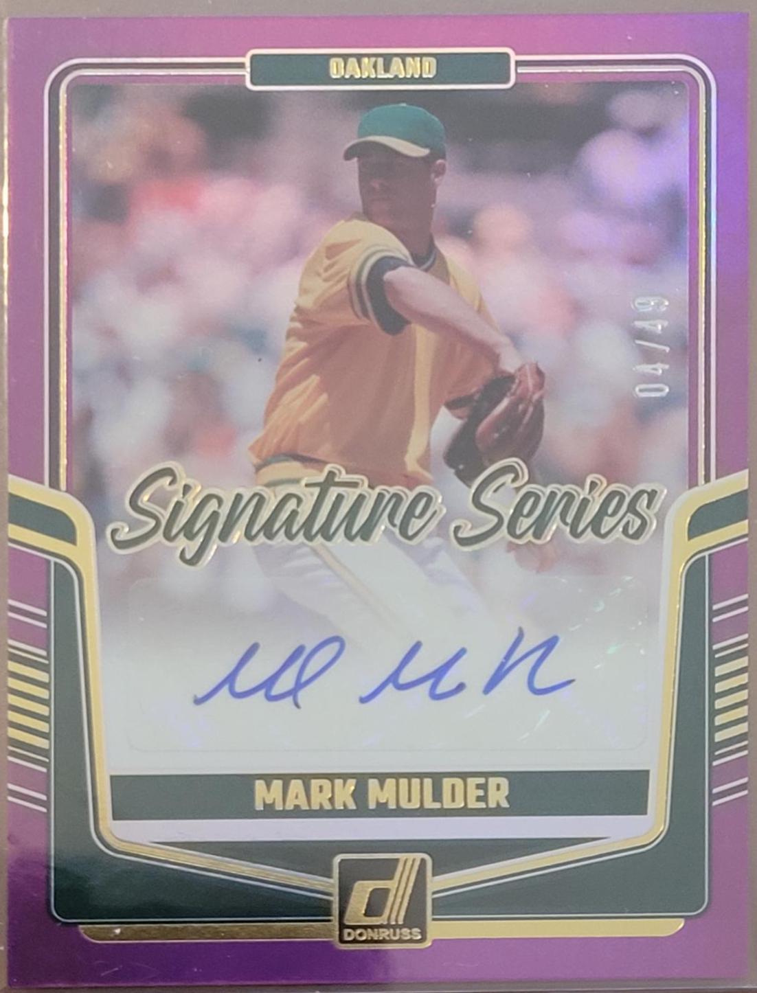 Mark Mulder [Purple] #SS-MM